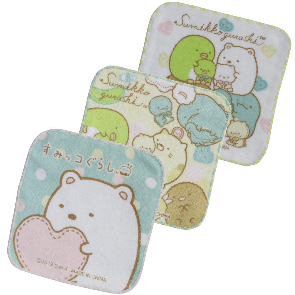 Amazon｜サロンジェ すみっコぐらし ミニタオル3Pセット [849173